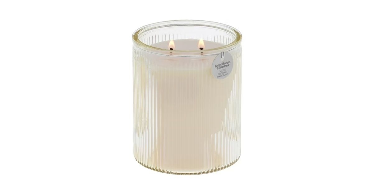 scented jar candle