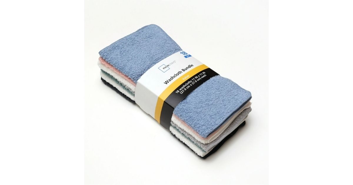a washcloth bundle