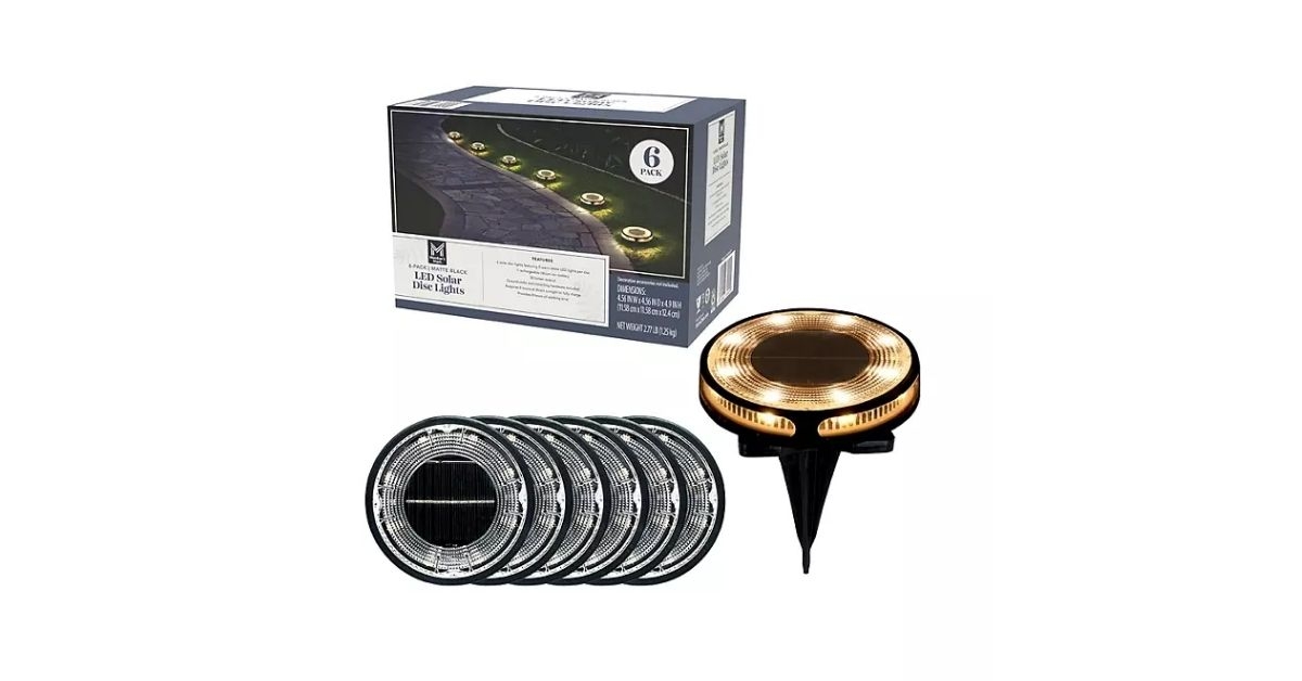 mark solar disc lights
