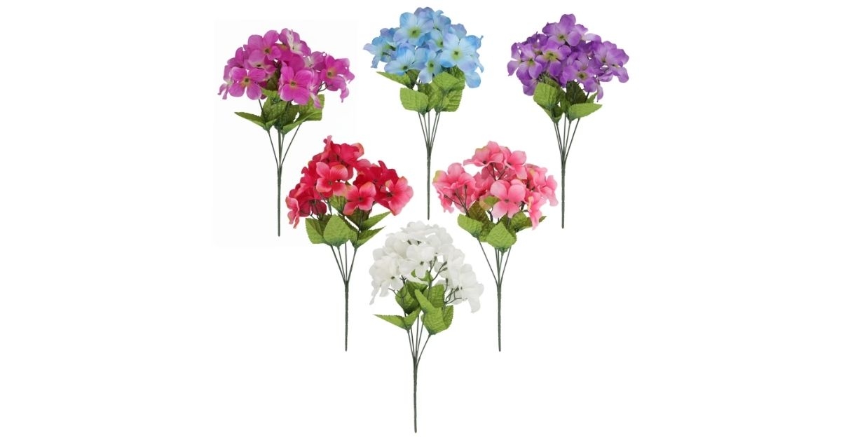 Some faux flowers