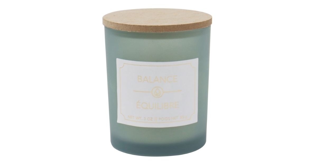 A scented candle