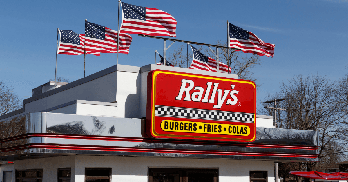 Rally's Drive Thru fast food restaurant