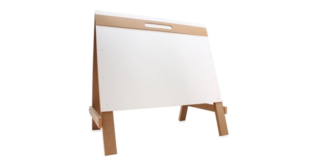 wooden tabletop easel