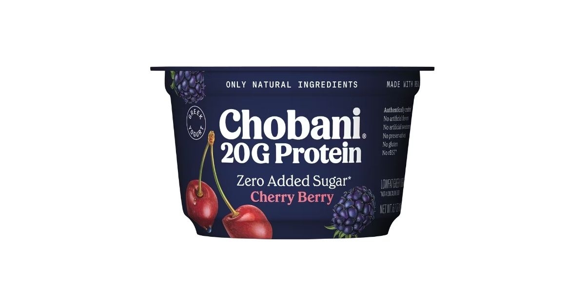 cherry berry protein yogurt