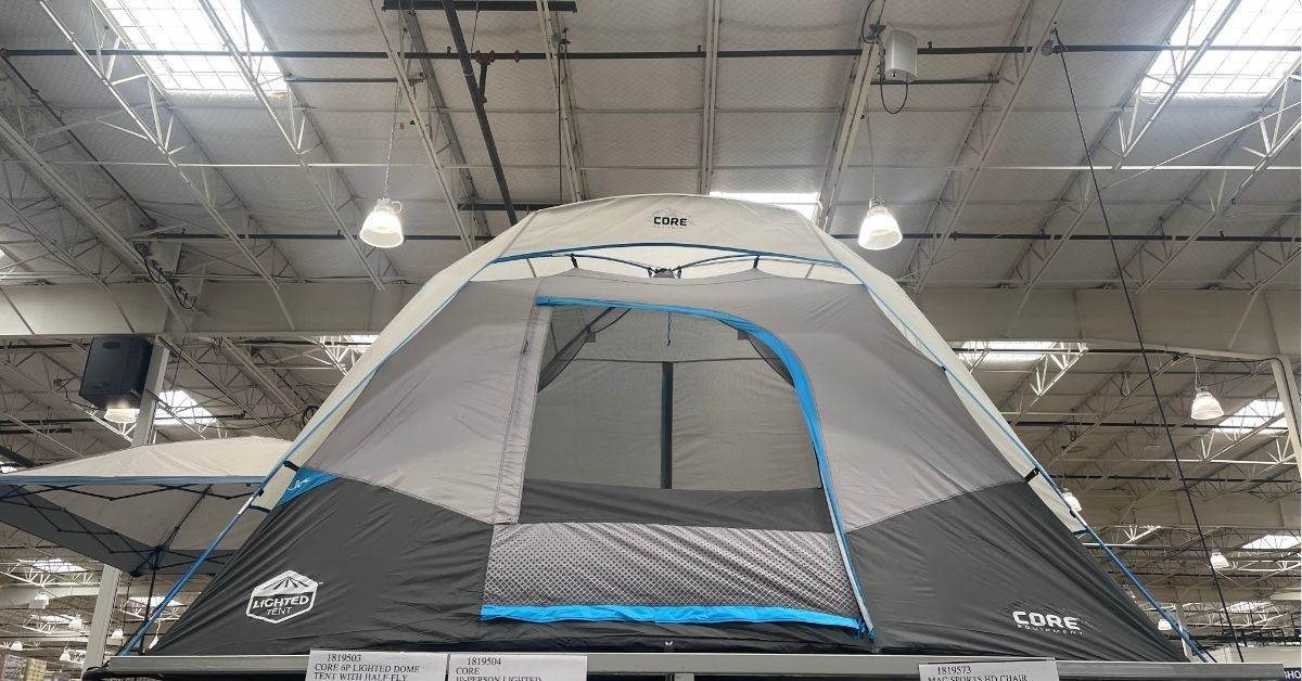 ten person lighted tent