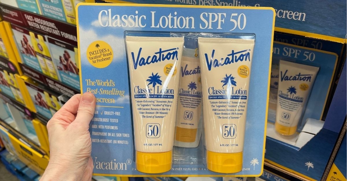 pack of classic sunscreen lotion