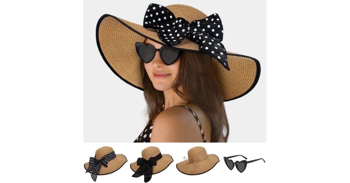 womens wide brim sun hat