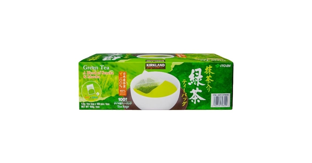 green tea bags