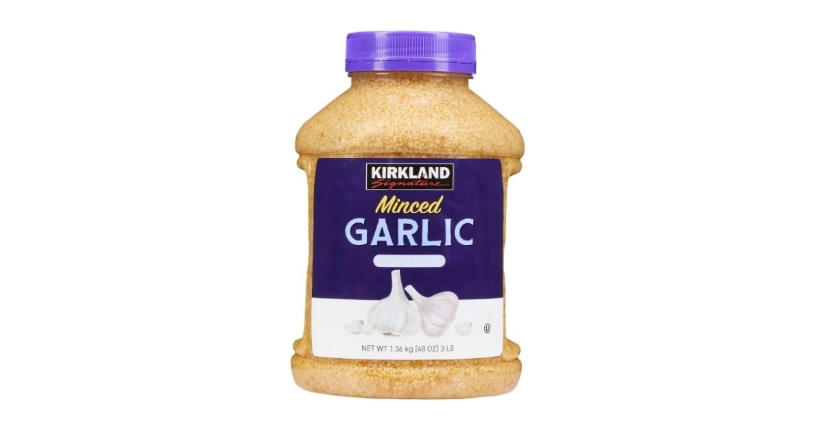 minced california garlic