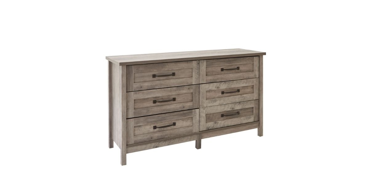 better homes and gardens modern farmhouse 6 drawer dresser
