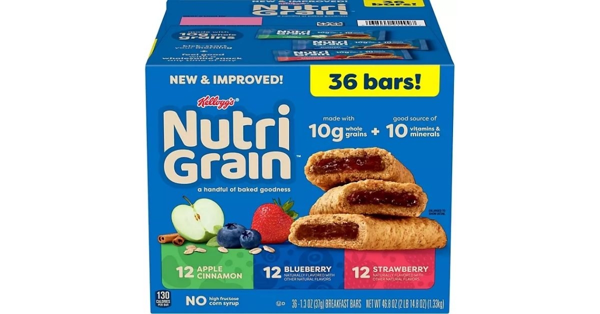 nutri grain bars variety pack