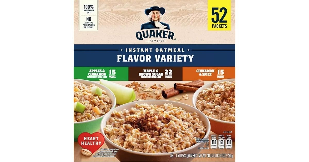 instant oatmeal variety pack