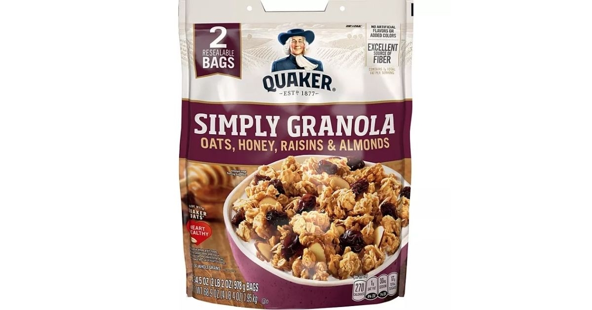 quaker simply granola