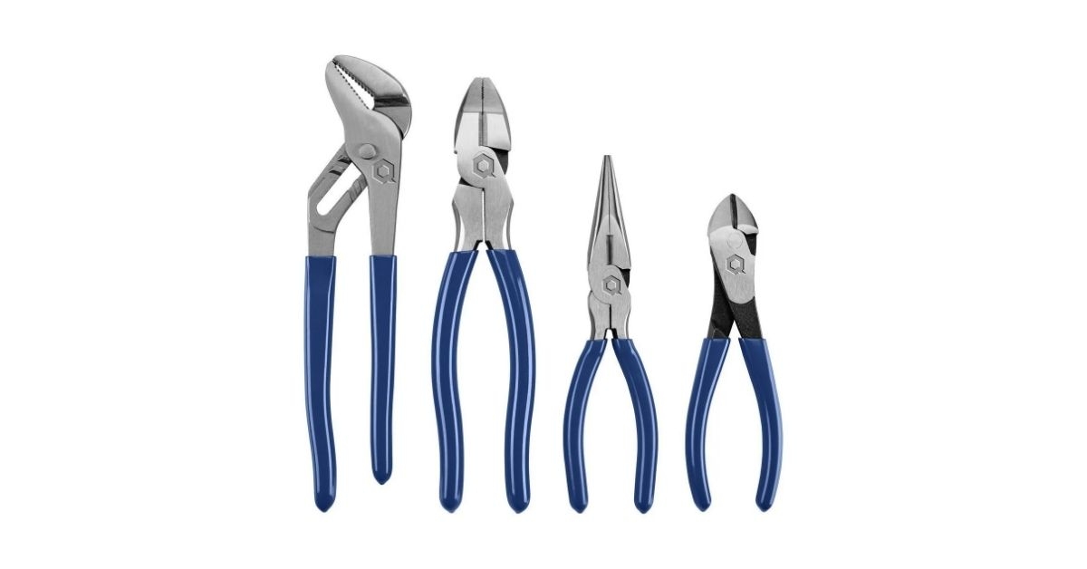 four piece pliers set
