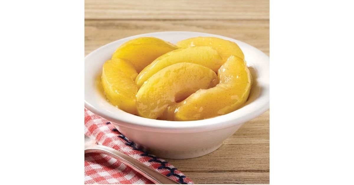 fried apples in a bowl
