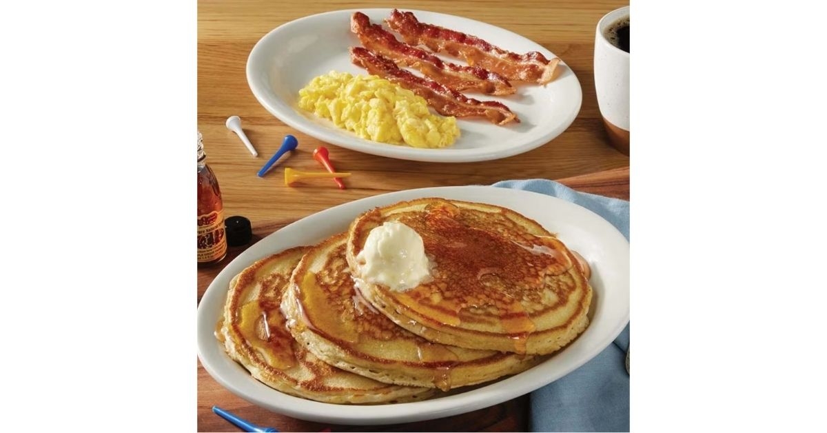 pancake breakfast in a plate