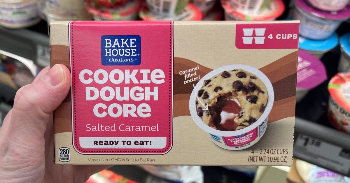 salted caramel cookie dough core