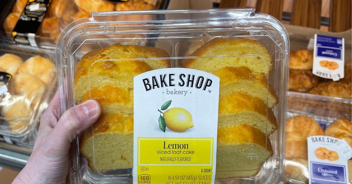 lemon sliced loaf cake