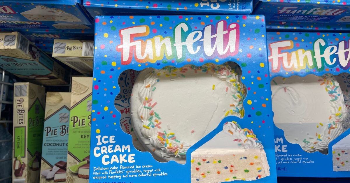 funfetti ice cream cake