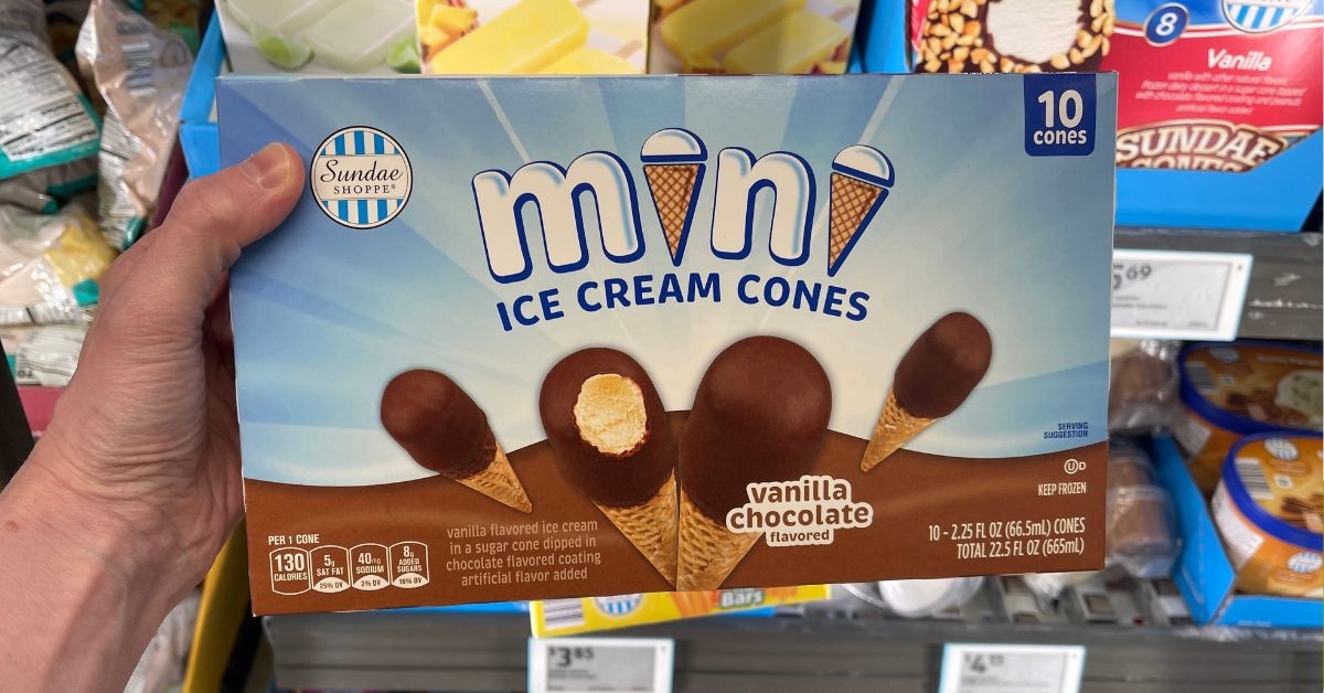 mini icecream cones