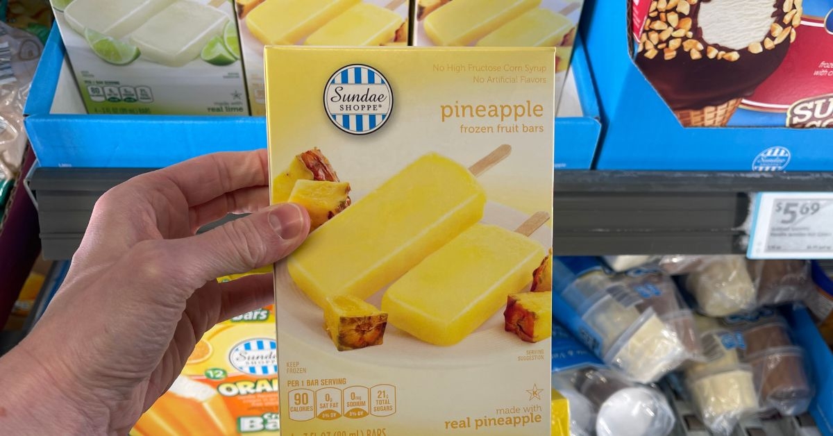 pineapple frozen fruit bars