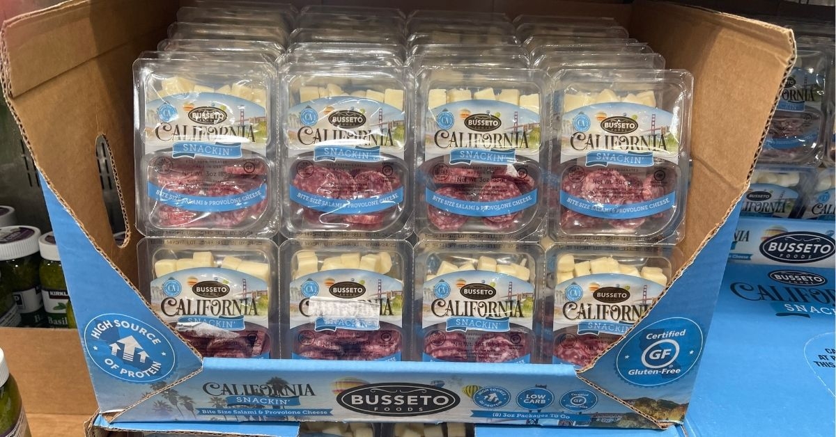 california snackin salami and cheese