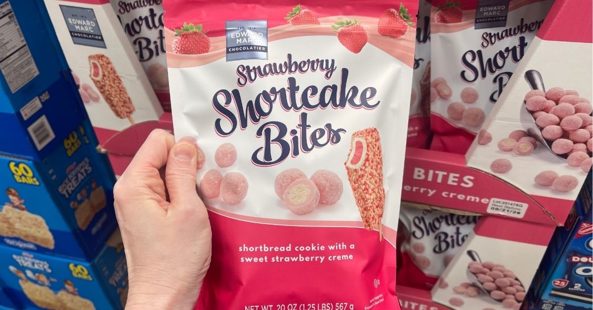strawberry shortcake bites
