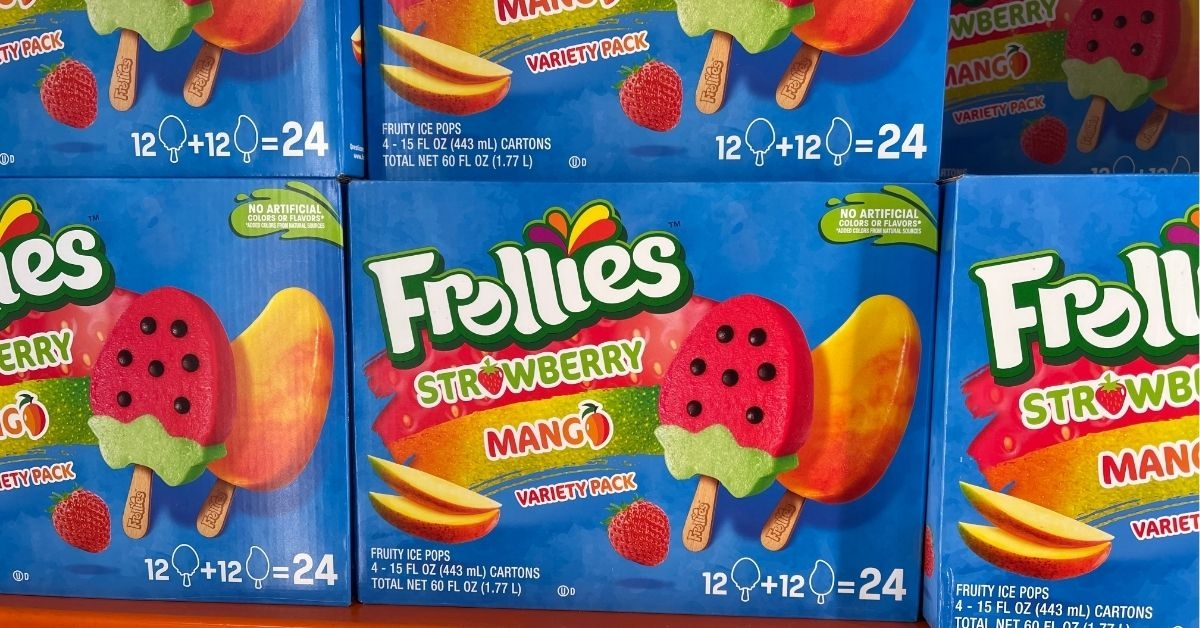 strawberry mango ice pops