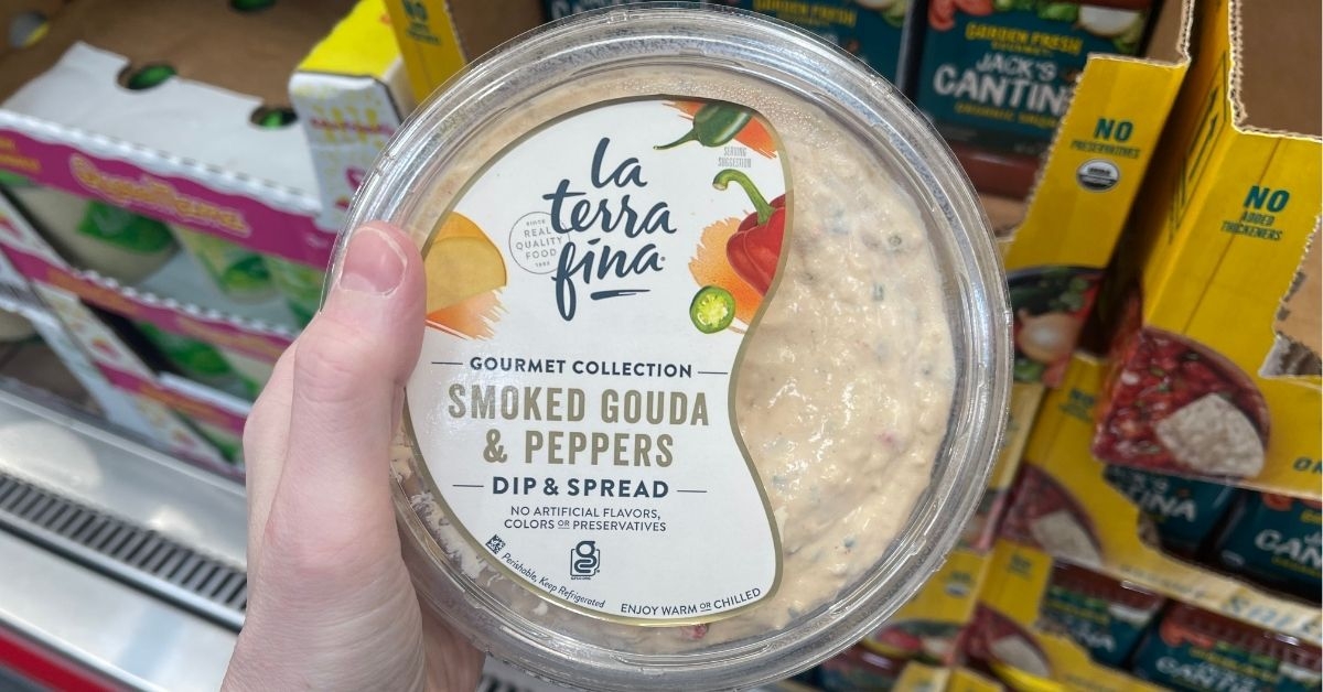 smoked gouda and pepper dip