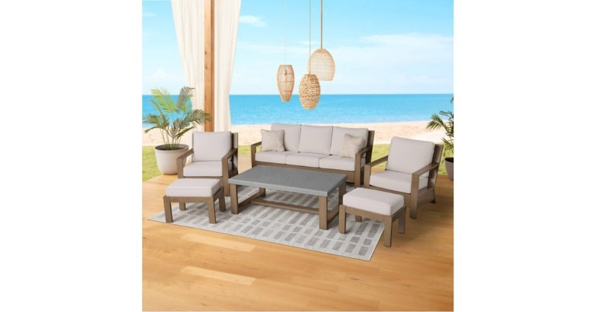 outdoor patio seating set
