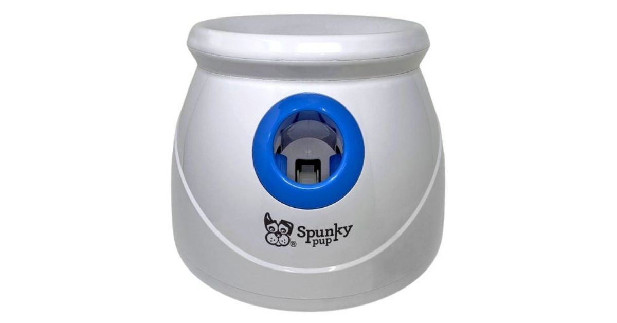 spunky pup automatic tennis ball launcher