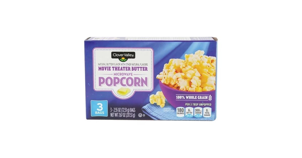 butter microwave popcorn