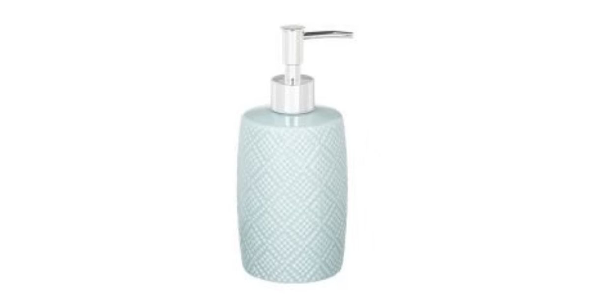 embossed pattern soap dispenser