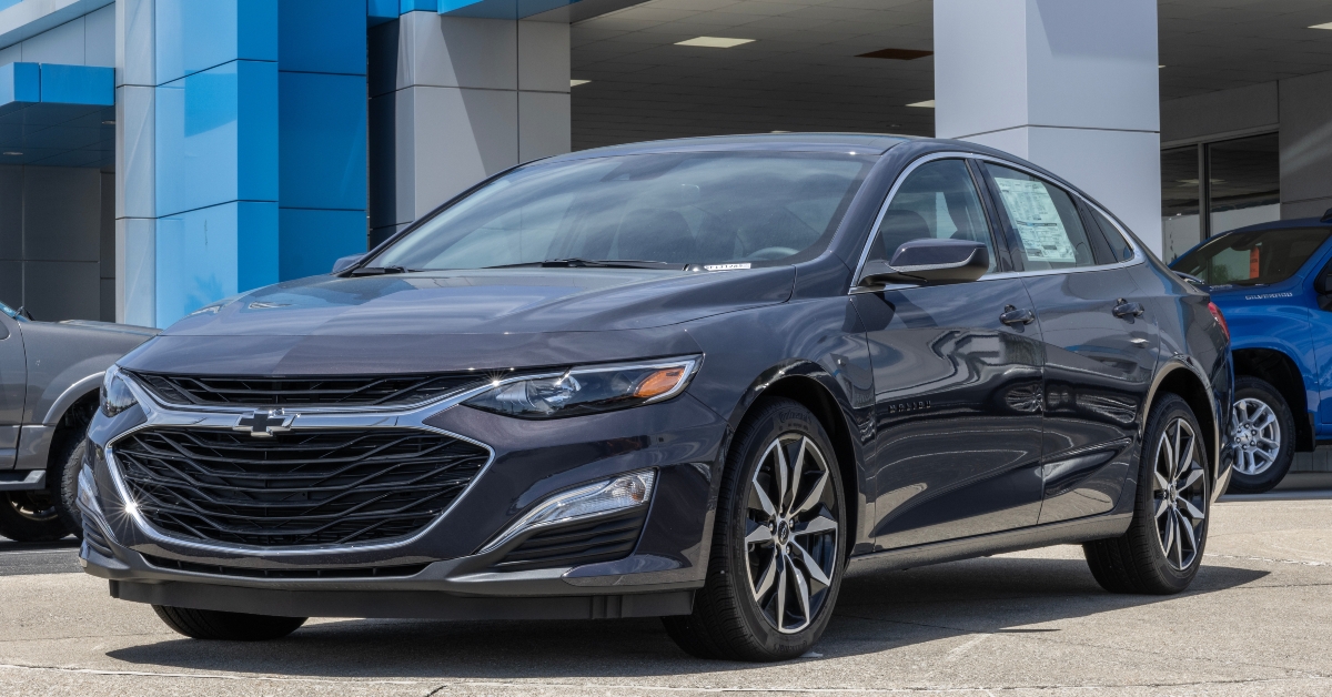 chevrolet malibu rs sedan