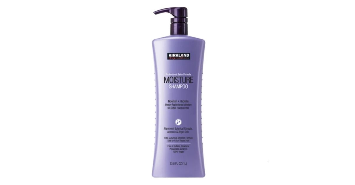 a bottle of moisture shampoo
