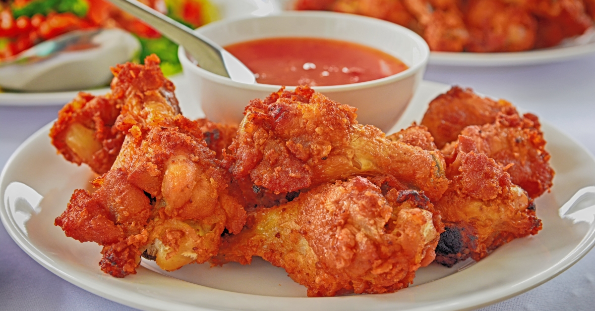fried chicken on a plate