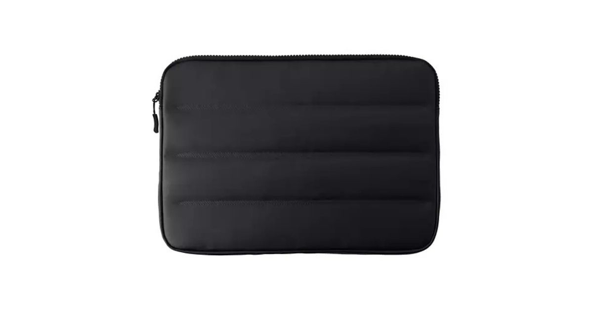 a black laptop sleeve