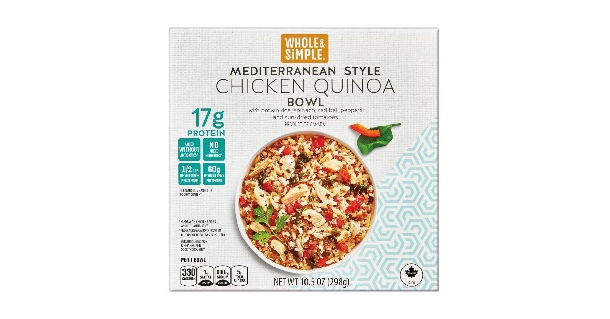 chicken quinoa bowl