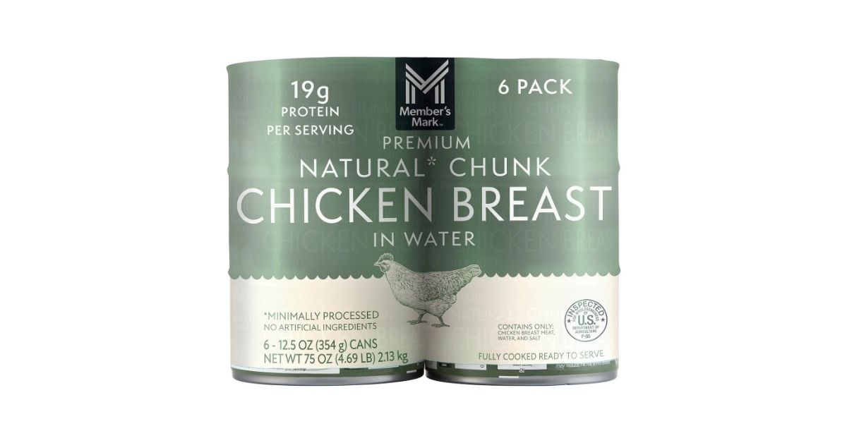 members mark canned chicken breast