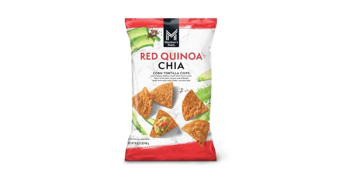 members mark red quinoa chia corn tortilla chips