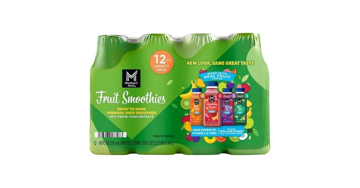members mark smoothie variety pack