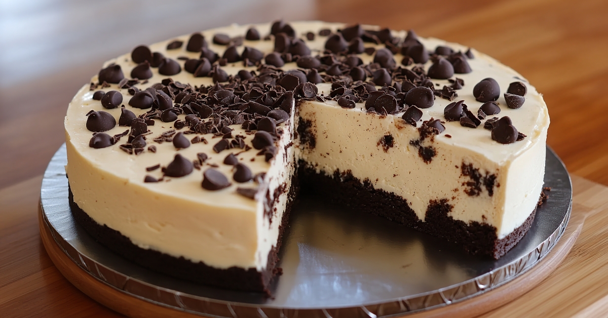 chocolate chip cheesecake