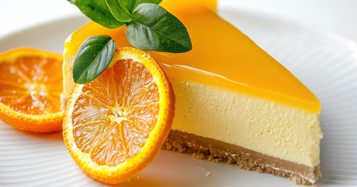 orange cheesecake