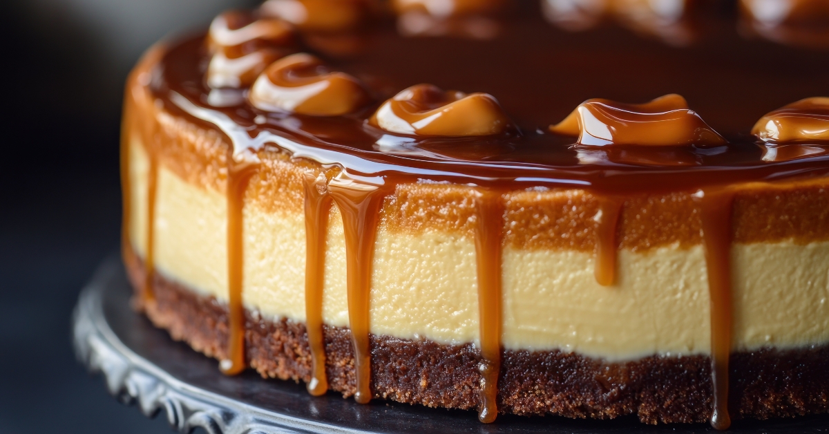 salted caramel cheesecake