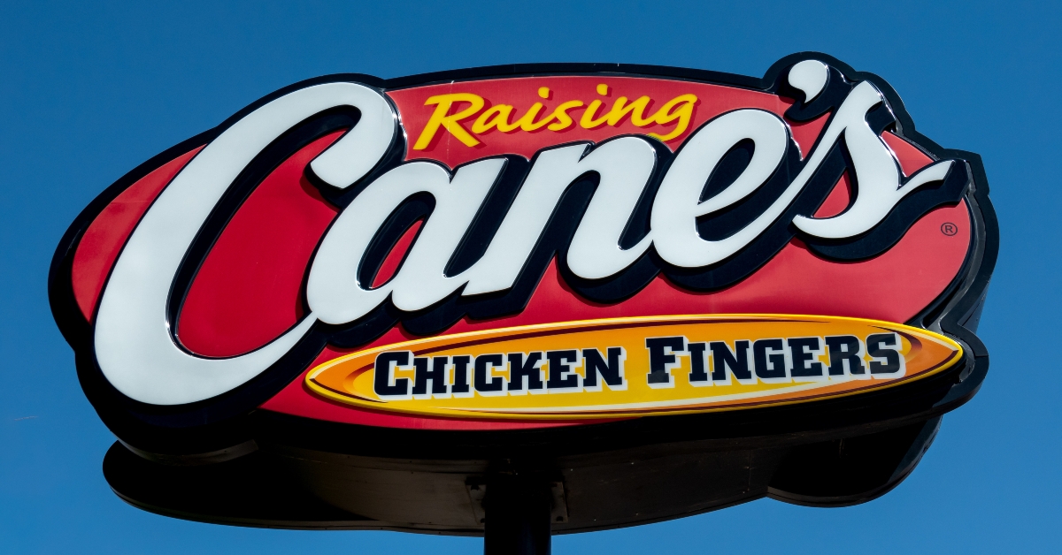trademark logo of raising canes