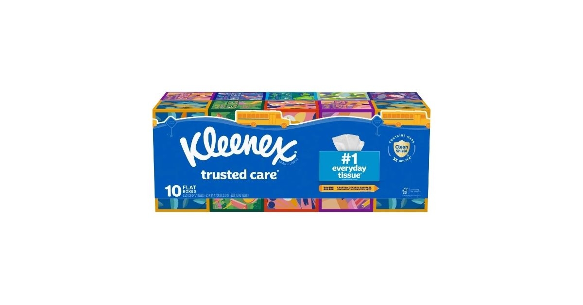 kleenex trusted care facial tissue
