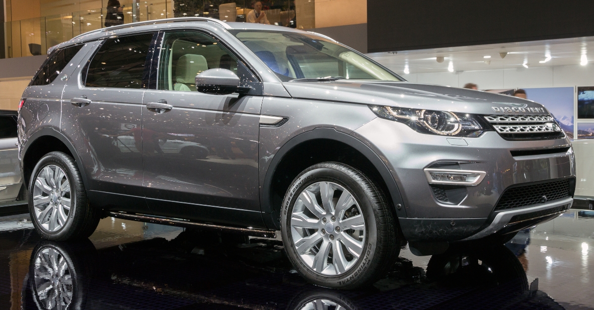 Land Rover Discovery Sport on display