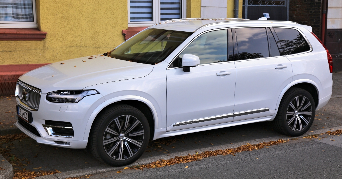 luxury SUV car parked