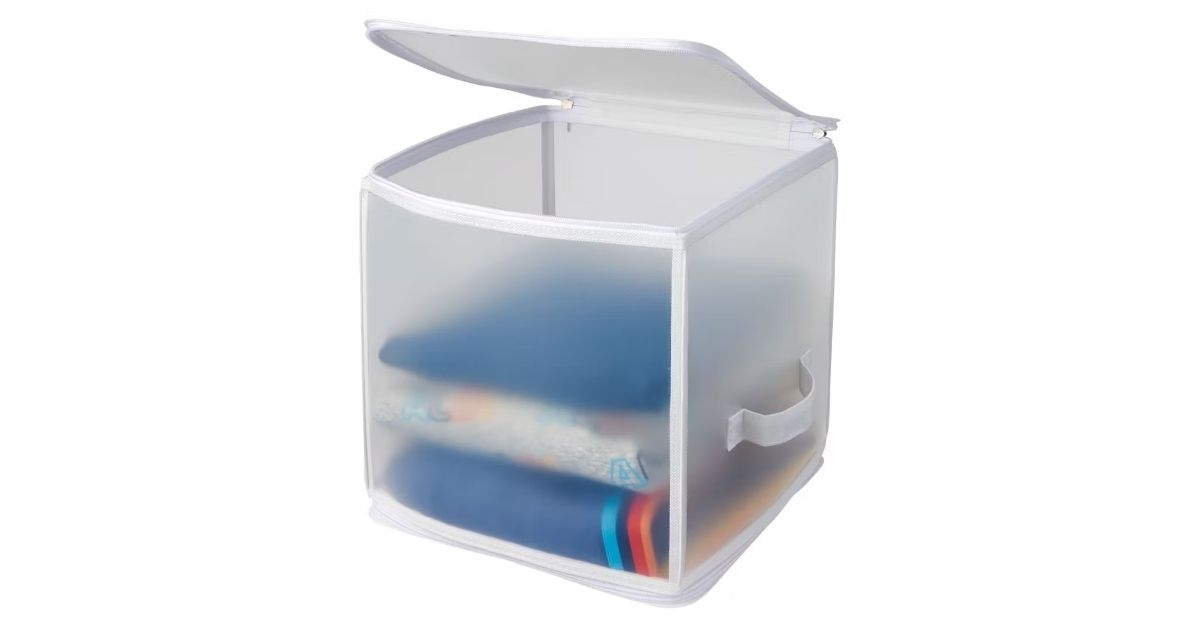 collapsible zip storage