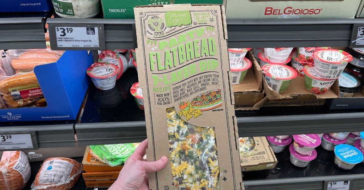 seven layer dip party flatbread